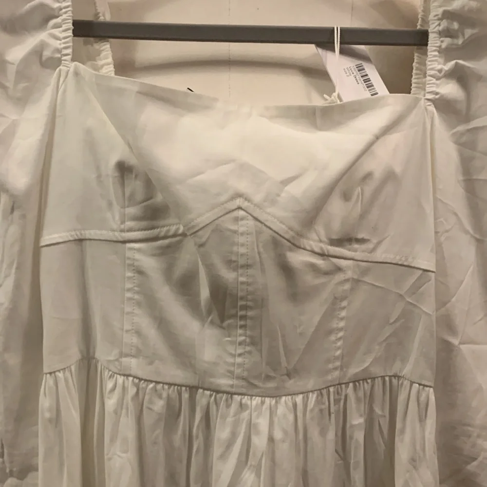 Reformation Luce Corset drop waist Dress White size 2 bridal - Picture 9 of 16
